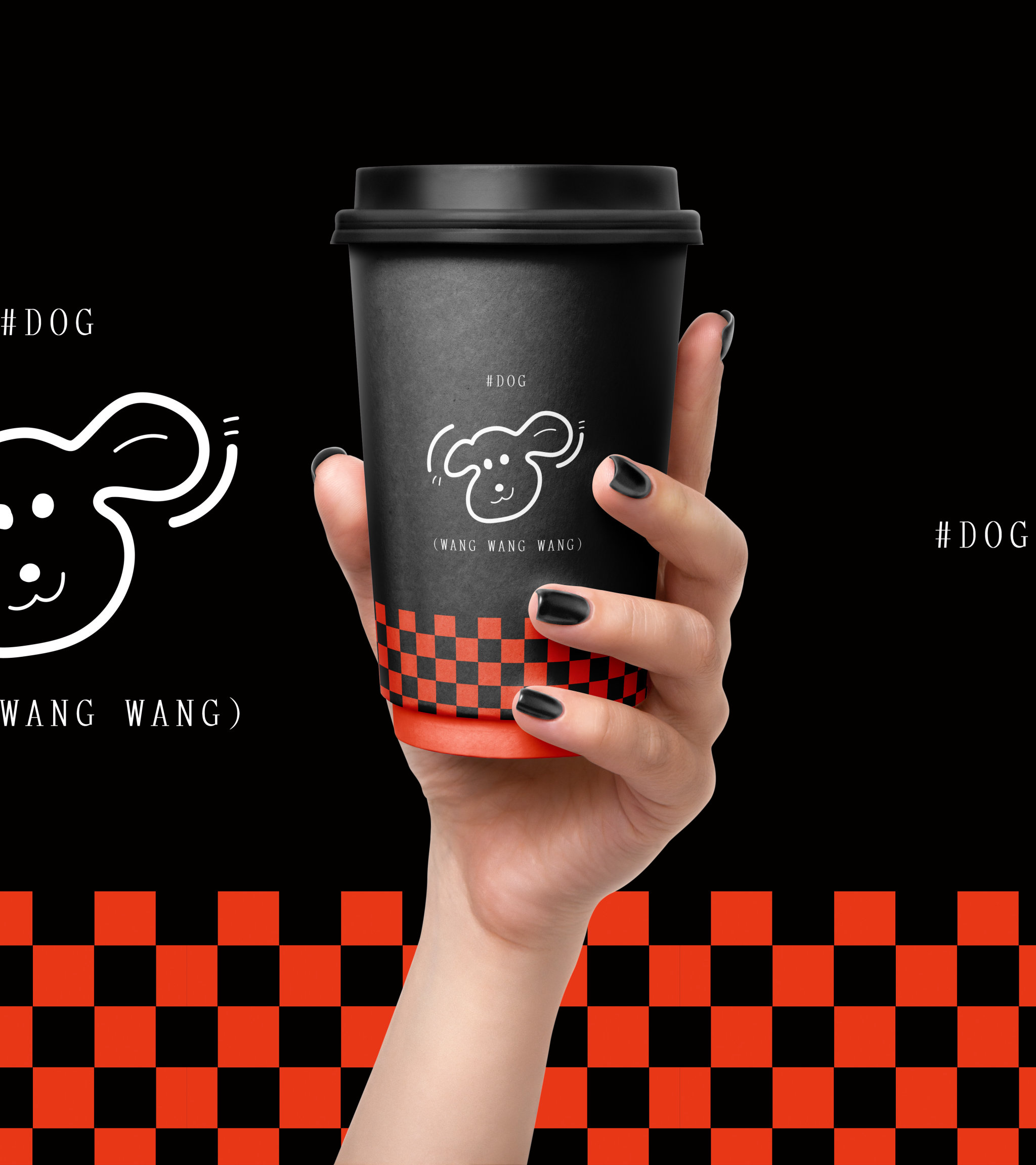 Hollow paper cup