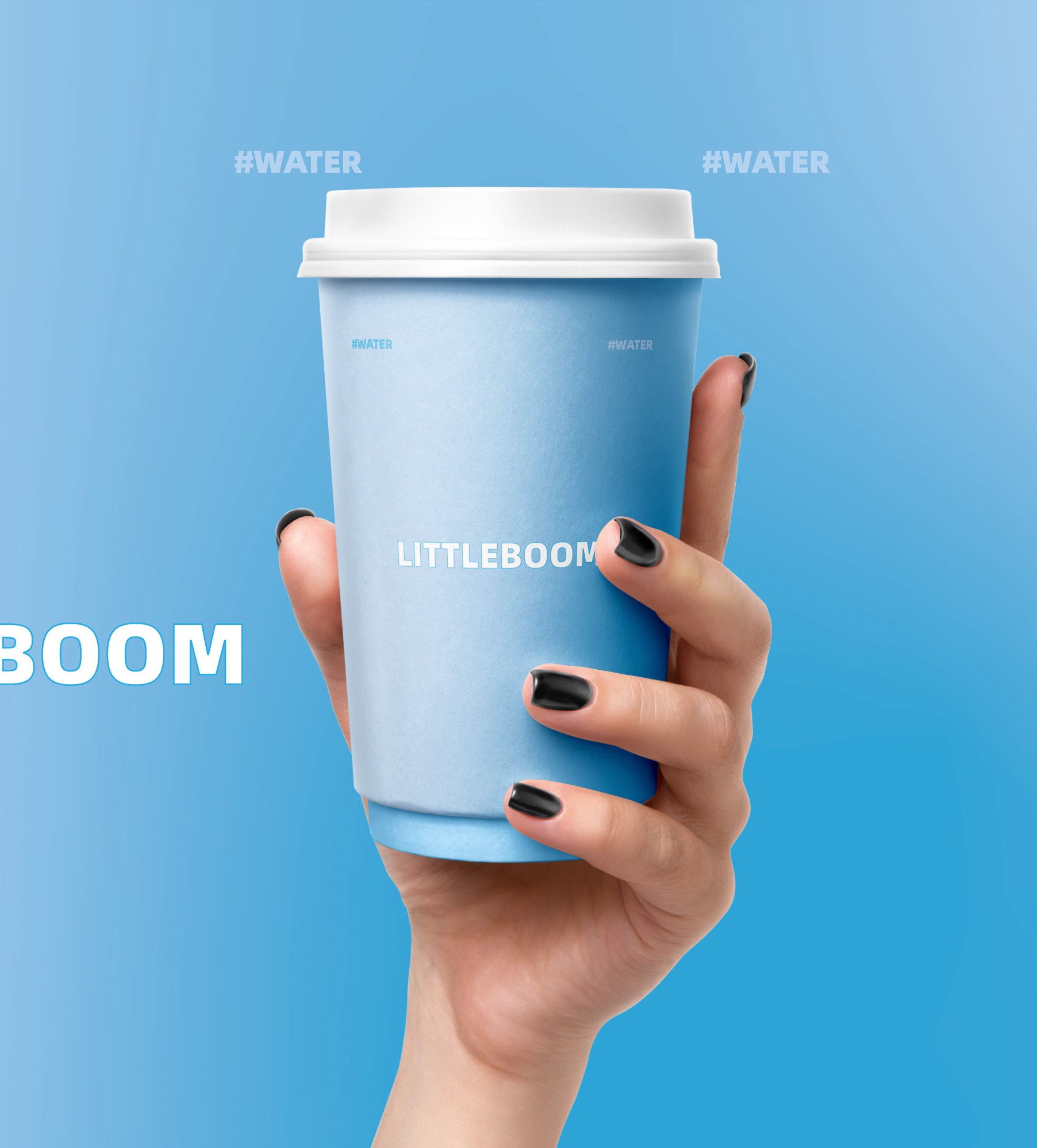 Foam printing paper cup