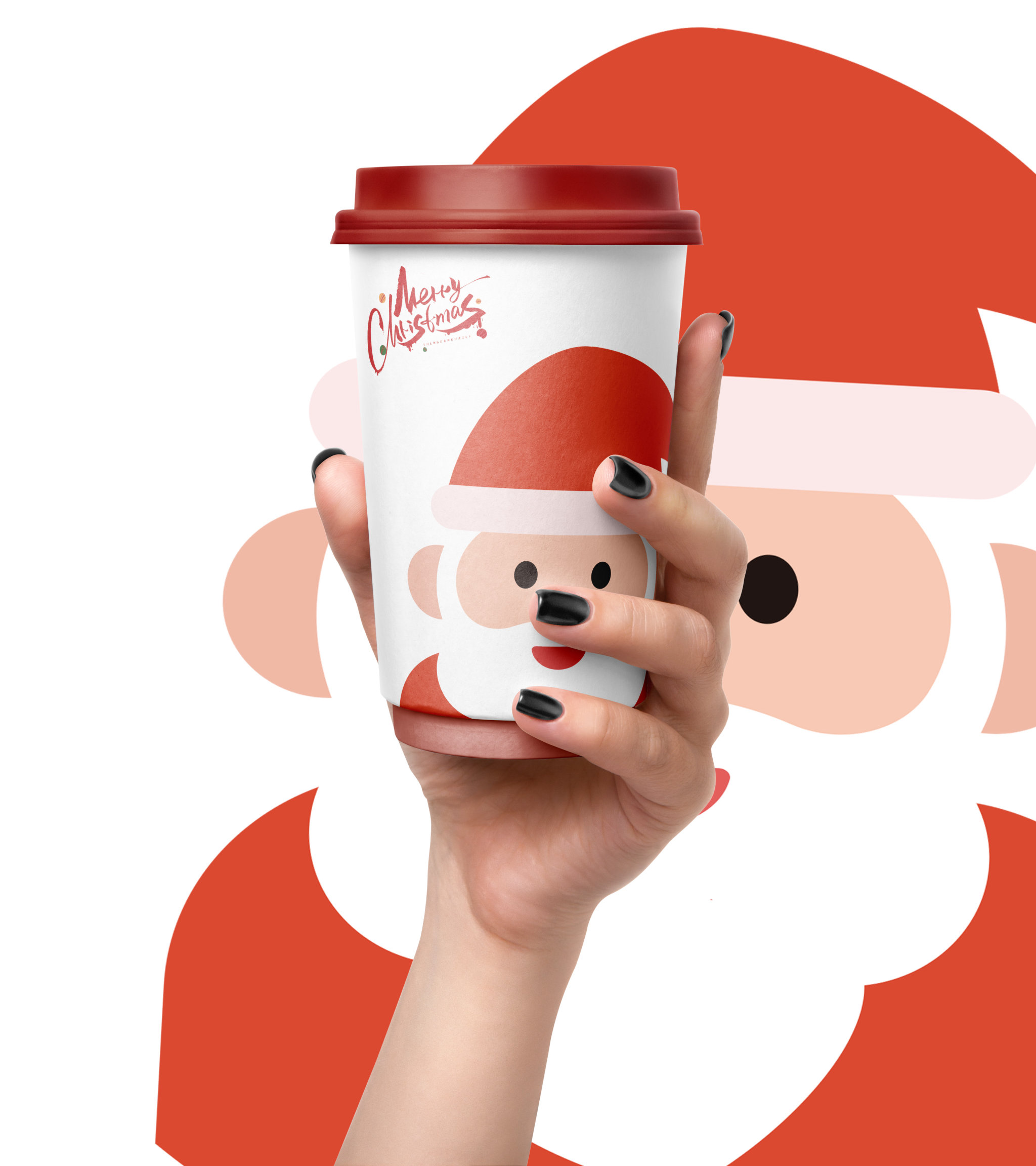 Baking packaging design/paper bag/coffee cup/paper cup/Original/Christmas Paper Cup